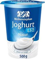 "Weihenstephan" jogurtas 1,5% 500 g x 1 vnt. [šviežumo garantija]