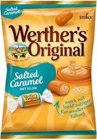"Werther's Original Salted Caramel Soft Eclair" - 1 x 180 g - minkšti kreminiai sausainiai su karameliniu kremo įdaru su lengvu druskos priedu
