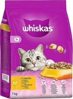 "Whiskas" sausas ėdalas katėms su vištiena, 1 maišelis (7 kg)