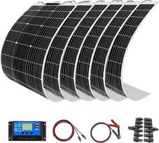 200 W lanksčių saulės kolektorių rinkinys 2 dalys 100 W 18 V monokristalinis saulės modulis + 20 A USB valdiklis, skirtas išjungti iš tinklo jachtos RV automobilį, valtį, namelį ant ratų, karavaną 12 V akumuliatoriaus įkrovimui (200)