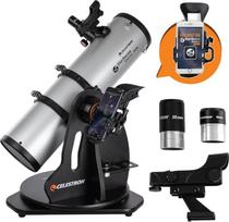 Celestron 22481 StarSense Explorer 130 mm Smartphone-App-fähiges Dobson-Tischteleskop mit StarSense-App, damit Sie Nebel, Planeten und mehr finden können - mit iPhone/Android kompatibel