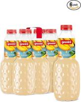 granini Drinking pleasure banana (6 x 1 l), ne mažiau kaip 25 % vaisių, bananų nektaras, veganiškas, natūralus, su užstatu