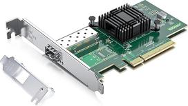 H!Fiber.com 10G Ethernet tinklo kortelė,SFP+ NIC,10GbE CNA,funkcinis suderinamumas su X520-DA1,su "Intel 82599EN" valdikliu, palaiko "Windows Server/Linux/VMware" (nėra MAC)