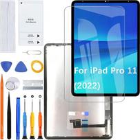 HLYGZX ekranas ekranas iPad Pro 11 4th 2022 A2435 A2761 A2762 A2759 LCD ekrano keitimo surinkimo remonto rinkinys juodas