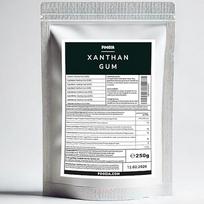 Ksantano derva 250g Natūrali rišamoji medžiaga Ksantano milteliai Maisto klasės veganiškas stabilizatorius be glitimo Emulsiklis tirštiklis ledų sriuboms padažams rišiklis Foozia