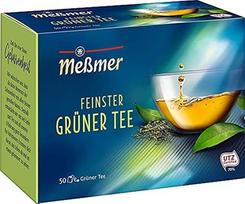 Žalioji arbata "Meßmer Finest" | 50 arbatos maišelių | Vegan | Be glitimo | Be glitimo | Be laktozės | Pakuotė po 50 vienetų (pakuotė po 1 vnt.)