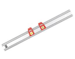 Liniuotė su 2 slankiojančiom akim 120 cm