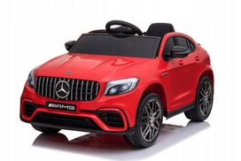 Vienvietis vaikiškas elektromobilis Mercedes Benz GLC 63S 4x4, raudonas