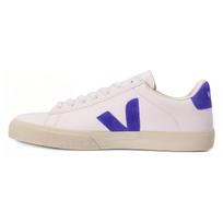Veja Campo Chromefree baltos ir kobalto mėlynos spalvos unisex sportbačiai su raišteliais CP0503319 38