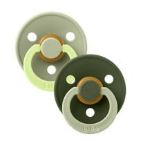 BIBS čiulptukų rinkinys 1 dydis (0 - 6 mėn.) Fusion Sage Hunter Green Mix
