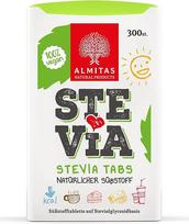 Stevijos tabletės (300 vnt.), pagamintos Vokietijoje, be eritritolio, be laktozės, tinka tik karštiems gėrimams