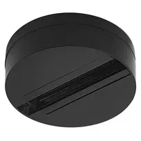 Paviršinio montavimo bazė OSRAM TRACKLIGHT ROUND BASE, apvali, juoda, ø10x3,2cm