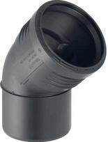 32 mm x 45° lenktas vamzdis, tylus, PP, Geberit