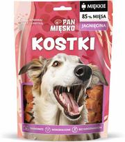 Šunų Priedas - PAN MIĘSKO Kvadratai Su Aviena 100g Hipoalerginis Be Grūdų