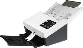 "Avision AD340GWN" - A4 - dvipusis dokumentų skeneris | 40 psl./80 psl. per minutę | 50 puslapių ADF | USB 3.2 | Ethernet | WLAN | Skenuoja iki 600 cm ilgio dokumentus | ISIS tvarkyklė, Twain tvarkyklė