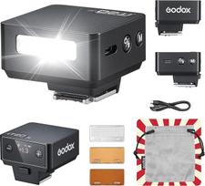"Godox iT20-S iT20 S" fotoaparato blykstė Speedlite 6 galios lygiai 700 blyksnių visu galingumu TTL 1,5 s blykstės pakartojimo laikas Fotoaparato blykstė su magnetiniu spalvotu lustu "Hot Shoe", skirta "Sony" fotoaparatui DSLR (juoda)