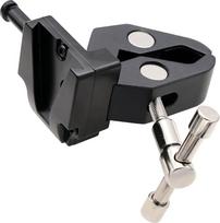 "HangTon Crab Clamp" laikiklis su "V-Lock" plokštele, skirta "V-Mount" akumuliatoriui ant strypo trikojo šviesos stovo bėgio, nagų formos, greitas atleidimas