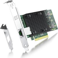 "ipolex" 10Gb tinklo kortelė, 1x RJ45 prievadas, 10GbE NIC, lyginama su "Intel X540-T1", palaiko "Windows Server/Windows/Linux/VMware" (nepalaiko MAC)