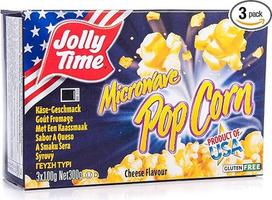 "Jolly Time" mikrobangų krosnelės popkornai su sūrio skoniu
