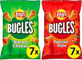 "Lay's Bugles" mišinio dėžutė "Paprika ir Nacho" sūris 14 x 75G