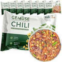 "LiveFresh" daržovių aitriosios paprikos, 7 x 400 g veganiškos dietos paruošti patiekalai, mažai angliavandenių turintis maistas, 26 g baltymų ir tik 340 kcal vienoje porcijoje, greitai paruošiamas, švelniai šoko būdu užšaldomas