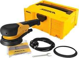 "Mirka Deros RS 600" skersmuo 150 mm dėkle - galingas rotacinis šlifuoklis medienai ir betonui - 750 W variklis - 700-2500 aps/min - lengvas dizainas (1,8 kg) - "Bluetooth" ryšys