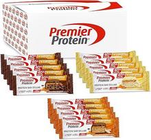 "Premier Protein" - baltyminis batonėlis "Deluxe 40%" - 15 x 50 g - mažai cukraus - mažai angliavandenių - be palmių aliejaus