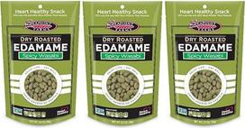 "Seapoint Farms" sausai skrudinti edamame, vasabi, 3,5 uncijos maišeliai (3 vnt.)
