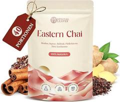 "Special Leaves Eastern Chai Tea", 75 g birios arbatos su Rooibos, imbieru ir cinamonu, aromatingas prieskonių arbatos mišinys "Chai Latte", intensyvaus skonio ir natūralaus saldumo