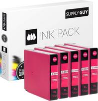 "Supply Guy" 5 spausdintuvų kasetės, suderinamos su "Canon PGI-2500XL Magenta", tinkančios "Canon Maxify IB4000 IB4050 IB4100 IB4150MB5000MB5050MB5100MB5150MB5155MB5300MB5350MB5400 5450MB5455