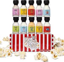 "Thoughtfully Gourmet Popcorn Spice Tasting Set" - dovanų rinkinys su 10 skanių popkornų prieskonių mišinių