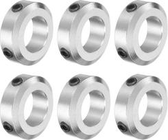 6 vnt. varžtų kaklo rinkinys 18 mm gręžimo aliuminio lydinio veleno apvadai 32 mm OD 10 mm pločio ašies batai, skirti linijiniam strypo veleno vadovui