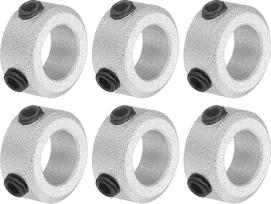 6 vnt. varžtų kaklo rinkinys 8 mm gręžimo aliuminio lydinio veleno antgaliai 14 mm OD 8 mm pločio ašies įkroviklis, skirtas linijiniam strypo veleno vadovui