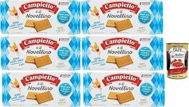 Campiello Novellino light, sausainiai be pieno ir kiaušinių, su mažiau riebalų, 6 x 350 g torto sviesto sausainiai + itališka gurmaniška polpa 400 g