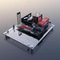 DALAIBUKESI DIY žaidimų kompiuterio atviras korpusas Akrilo atviras korpusas Rack palaiko motinines plokštes ATX M-ATX ITX PC testavimo stendas (MATX)