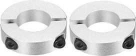 Dvigubo padalijimo koto apykaklė 20 mm skylė Dviejų dalių spaustuko apykaklė 40 mm OD 10 mm storio aliuminio lydinio varžtas Split Ring Pack of 2