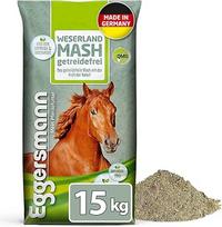 Eggersmann Mein Pferdefutter Weserland Mash Grain-Free 15 kg - Arklių ėdalas be melasos, grūdų ir kviečių sėlenų - virškinimui palaikyti - tinka arkliams, turintiems medžiagų apykaitos problemų