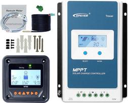 EPEVER MPPT 20A saulės įkrovimo valdiklis 20A Tracer2210AN + nuotolinis matuoklis MT50 + temperatūros jutiklio kabelis Saulės įkrovimas su LCD ekranu, skirtas ličio hermetiškam AGM akumuliatoriaus įkrovimui