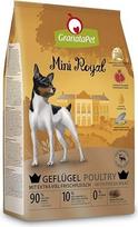 GranataPet Mini Royal Poultry, sausas maistas šunims, maistas be grūdų ir cukraus, visavertis maistas suaugusiems šunims, 1 kg