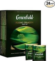 Greenfield Flying Dragon žalioji arbata 100 arbatos maišelių