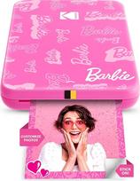 KODAK Barbie x Step Slim belaidis momentinis nešiojamasis nuotraukų spausdintuvas - spalvotų atspaudų cinko 2 x 3 colių lipduku atgal nuotraukos iš "iOS" ir "Android" įrenginių per "Bluetooth" programą - firminis stilius