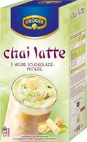 KRÜGER Chai Latte White Chocolate & Pistachio Momentiniai milteliai arbatos gėrimui 250 g (10 x 25 g paketėlių)