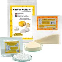 Laboratoriniai mikrobai 25g + sūrio kultūra 5g + kalcio chloridas 10g - Sūrio gamyba