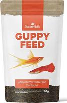 NatureHolic Guppy Food Fine Soft Granules I Žuvų maistas Akvariumas Pagrindinis maistas I Sveikata ir spalvų puošnumas I Švelni gamyba I Pagaminta Vokietijoje I 30 g