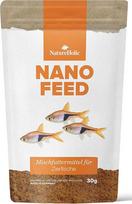 NatureHolic Nanofeed Soft Granules, maistas akvariumo žuvims, specialus maistas nano žuvims, pvz., Salmler, Barben, skirtas geram aprūpinimui maistu, pagamintas Vokietijoje, 50 ml
