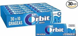 ORBIT Kramtomoji guma be cukraus, mėtinė