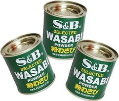 S&B Wasabi milteliai, 3 vnt. - japoniški Wasabi milteliai - natūralūs ir be priedų - OG ASIA - 3 x 30 g