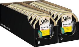 SHEBA Bowl Šlapias maistas katėms Finesse Fine Paštetas su vištiena 22 x 85 g