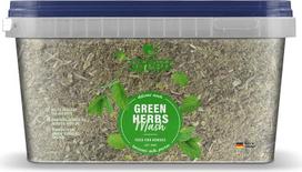 Speed Green Herbs Mash, 3,5 kg, maistas arkliams su vertingomis žolelėmis, be melasos, be pridėtinio cukraus, raminantis įkvėpimo poveikis, sumažintas grūdų krakmolo kiekis, pagamintas Vokietijoje