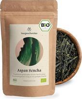 teegeschwister® Ekologiška žalioji arbata "Japan Sencha Fuji" | Žalioji arbata "Loose Premium" iš sodų, esančių garsiojo Fudži ugnikalnio papėdėje | Rankomis suvyniotų lapelių arbata | Be pridėtinių skonių | 100 g